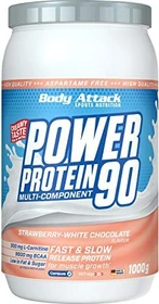 Body Attack Power Protein 90 Erdbeere/Weiße Schokolade 1kg