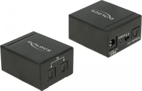 DeLOCK Switch 2x TOSLINK in to 1x TOSLINK out