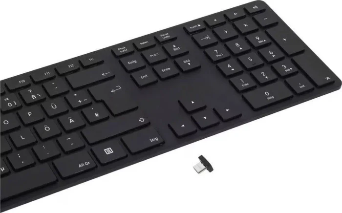 Matias Wireless USB-C Keyboard for PC, schwarz, USB, DE