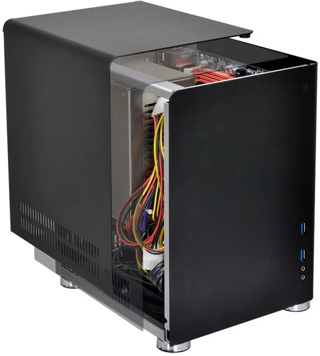 Lian Li PC-Q01B schwarz, Mini-ITX