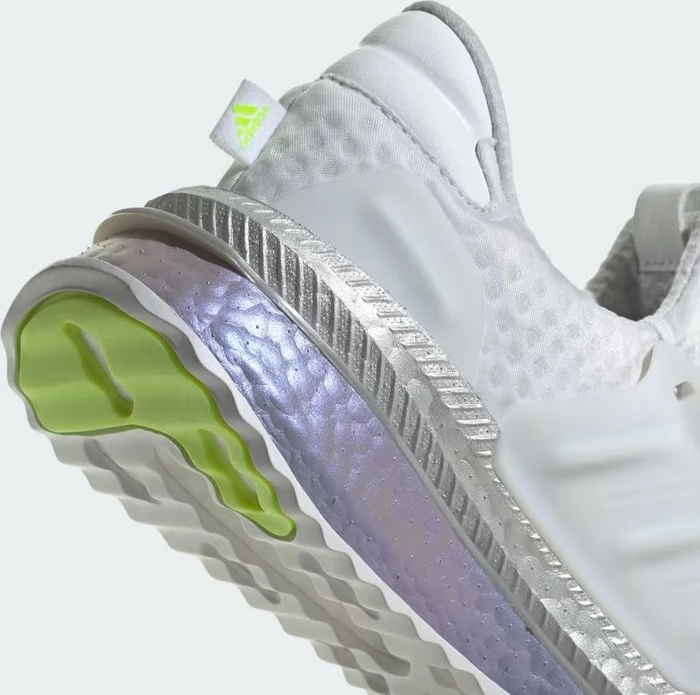 adidas X_PLRBOOST dash grey/cloud white/silver metallic (Damen)