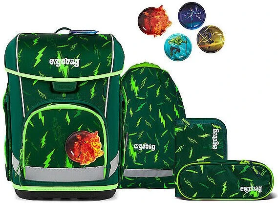 Ergobag Cubo Light Bärtastisch 2026 Schultaschen-Set, 5-tlg.