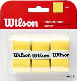 Wilson Comfort Pro Overgrip Griffband gelb, 3 Stück