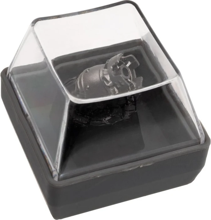 Zomoplus Aluminium Keycap Atombombe, Aluminium, rot/schwarz/silber, 1 Taste