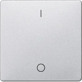 Siemens DELTA i-system Wippe mit Symbolen I/O, aluminiummetallic