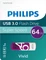 Philips Vivid 64GB violett, USB-A, USB 3.2 Gen 1×1 Vorschaubild