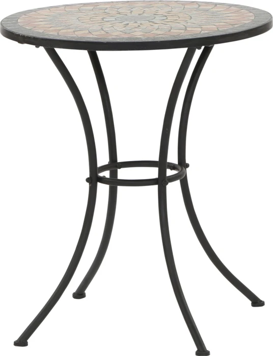 Siena Garden Prato Gartentisch 60cm schwarz