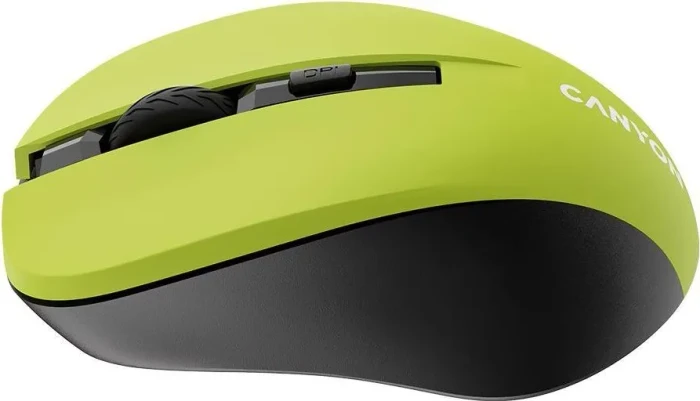 Canyon OnClick W01 / MW-1 Wireless Optical Mouse gelb, USB