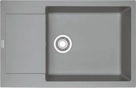 Franke Maris MRG 611-78 XL Einbau Becken rechts mit Ablauffernbedienung steingrau