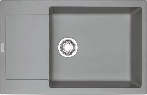 Franke Maris MRG 611-78 XL Einbau Becken rechts mit Ablauffernbedienung steingrau