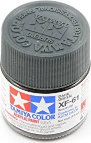 Tamiya Acrylic Paint XF-61 dark green, 10ml