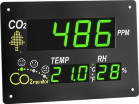 TFA Dostmann AirCO2ntrol Observer Temperaturstation schwarz, digital