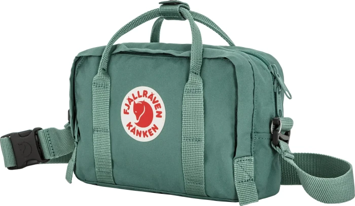 Fjällräven Kanken Crossbody Umhängetasche frost green