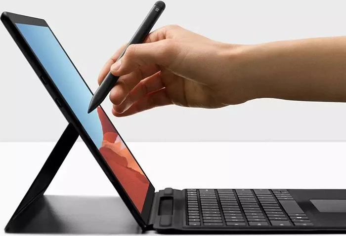 Microsoft Surface Pro X Signature Keyboard Slim Pen Bundle, Eisblau, ND, Business