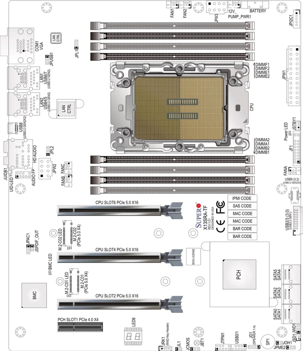 Supermicro X13SRA-TF, bulk (Intel 4677)