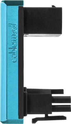 CableMod 12VHPWR Winkeladapter 180 Grad, Variante B, Sense-Pins an der Oberseite, hellblau