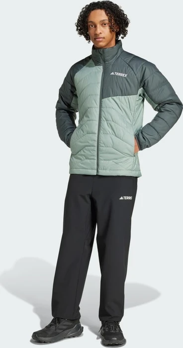 adidas Terrex Multi Synthetic Isolation Jacke silver green/legend ivy (Herren)