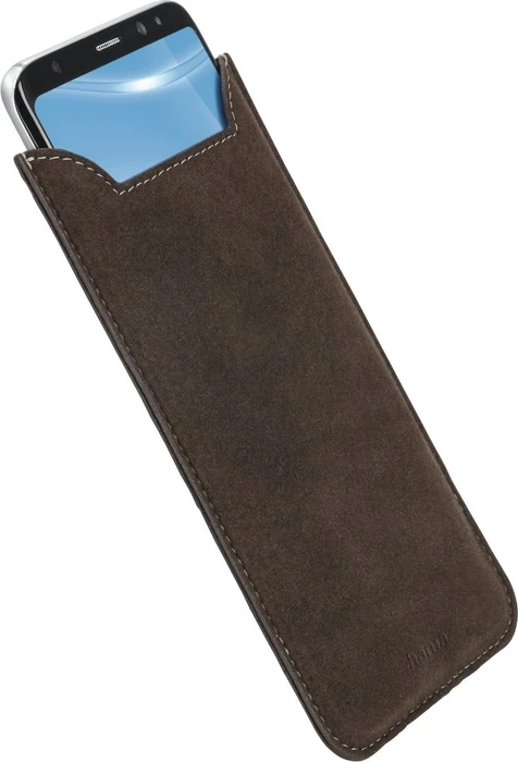 Hama Smartphone-Sleeve Soft Fleece Größe XL braun