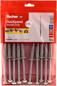 fischer DuoXpand 10x100 FUS B (10) Schrauben/Dübel-Sortiment, 10 Stück