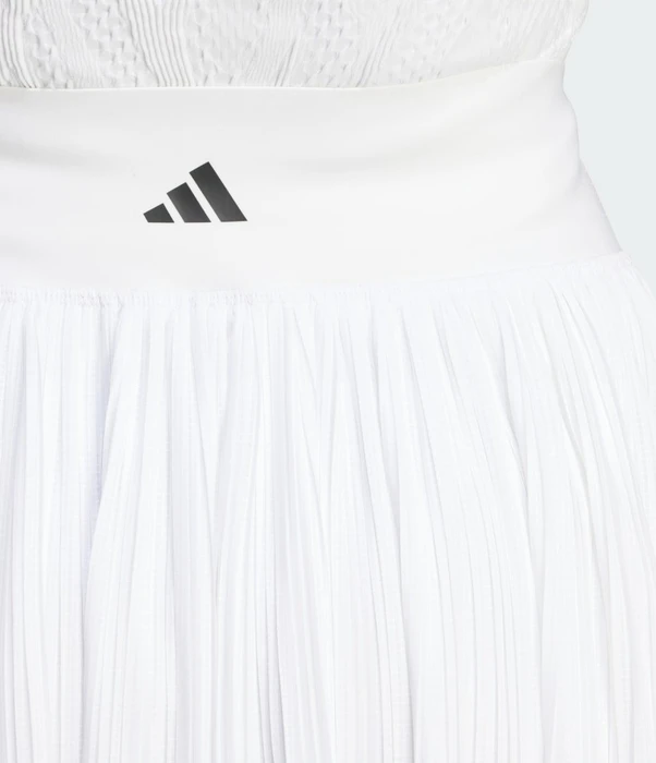 adidas Pro Pleated Aeroready Rock kurz weiß (Damen)