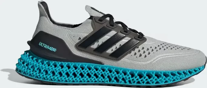 adidas Ultra 4DFWD wonder silver/core black/lucid cyan (Herren)