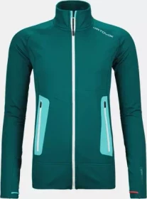 Ortovox Merino Fleece Light Funktionsjacke pacific green (Damen)