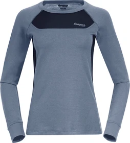 Bergans Cecile Wool Funktionsshirt langarm misty sky blue (Damen)
