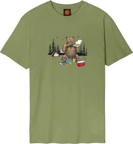 Santa Cruz Braun Pizza Bear T-Shirt kurzarm (Herren)