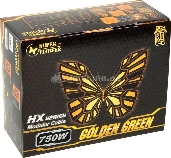 Super Flower Golden Green HX 750W, ATX 2.3