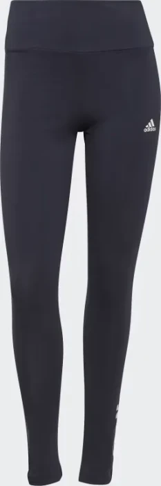 adidas Essentials High-Waisted Logo Tights Hose lang legend ink/white (Damen)