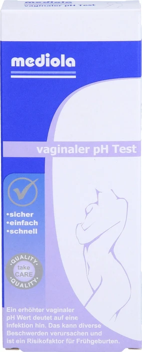 Mediola Vaginaler pH-Schnelltest, 3 Stück