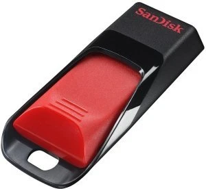 SanDisk Cruzer Edge 64GB schwarz/rot, USB-A, USB 2.0