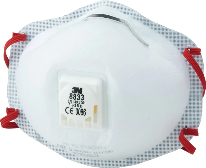 3M 8833 FFP3 R D Atemschutzmaske, 10 Stück