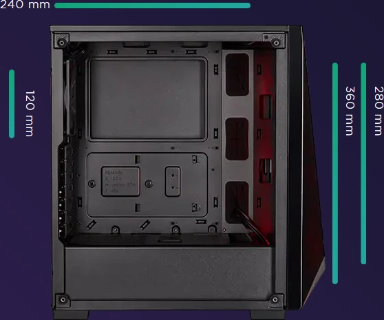Corsair Carbide Series SPEC-DELTA RGB, schwarz, Glasfenster