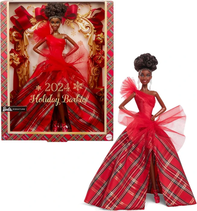 Mattel Barbie - Collector - Holiday Barbie 2024 schwarzes Haar