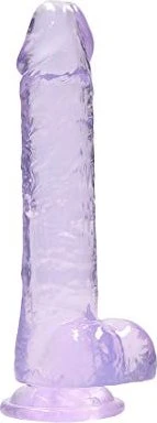 Shots Toys RealRock Crystal Clear Dildo 8"