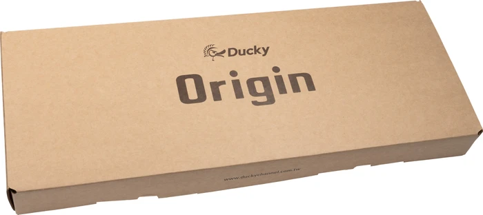 Ducky Origin Phantom Black, Retro schwarz, MX RED, USB, DE