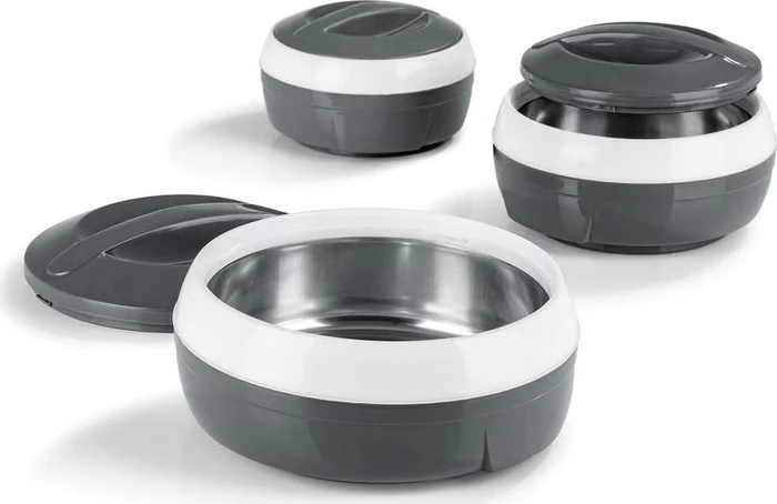 Gourmetmaxx Thermo Schüssel-Set, 3-tlg.