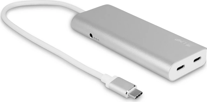 LMP USB-C Hub, 1x USB-C 3.0 [Stecker], silber