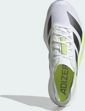 adidas Adizero Adios Pro 4 cloud white/iron metallic/solar yellow (Herren)