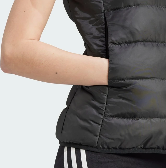 adidas Essentials 3-Streifen Light Daunen Weste schwarz (Damen)
