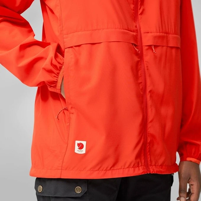 Fjällräven High Coast Wind Hoodie Funktionsjacke flame orange (Damen)