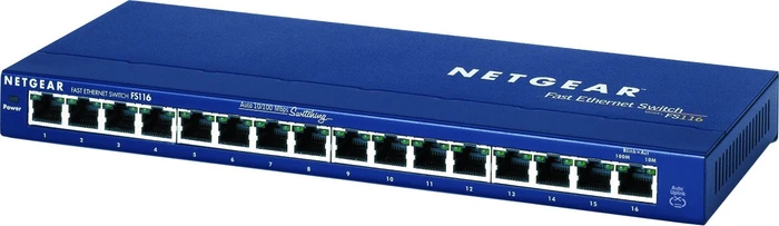Netgear ProSAFE FS100 Desktop Switch, 16x RJ-45