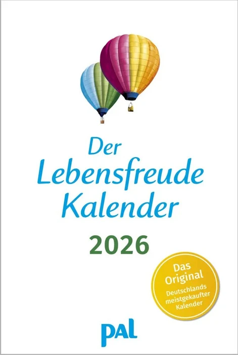 PAL Verlag Lebensfreude Kalender 2026, 165x250mm, 40 Blatt