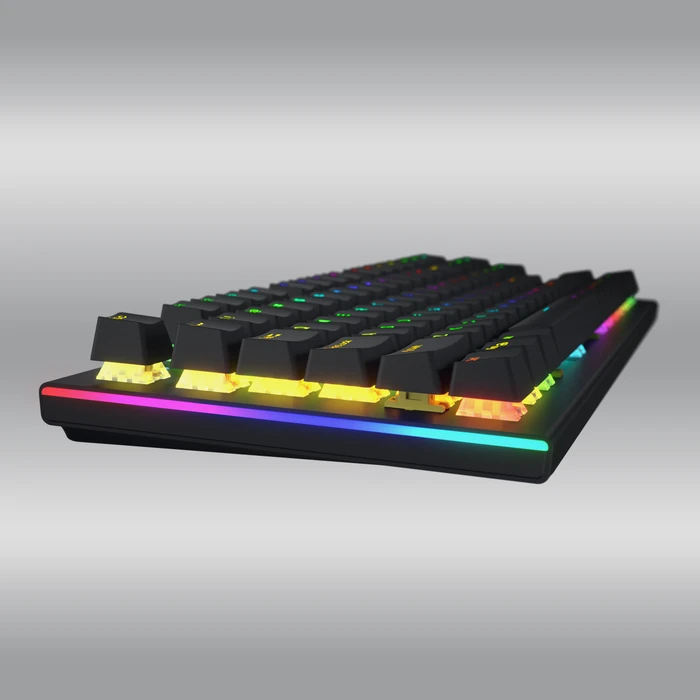 Hator Gravity X TKL Wired, LEDs RGB, Aurum Orange rev.2.0, USB, US