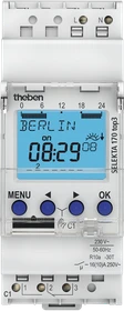 Theben SELEKTA 170 top3 Astro-Zeitschaltuhr mit Wochenprogramm, 1-Kanal, Schaltaktor (1700130)