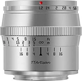 TTArtisan 50mm 1.2 für Fujifilm X silber