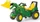 rolly toys rollyFarmtrac Premium John Deere 6210R Trettraktor mit Frontlader, Luftbereifung, Zweigangschaltung und Bremse grün (710126)