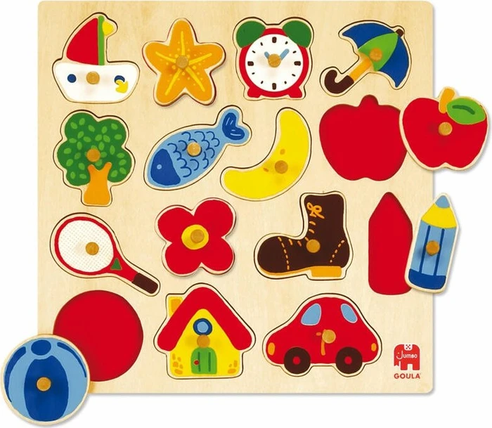 Jumbo Goula Holzpuzzle Gegenstände