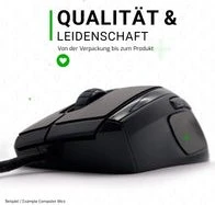 SensoryBoost Stealth Grip Tape für Logitech G502 X, Mouse Grip Tape, schwarz
